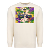 Sandshell mardi gras street lights Premium Sweatshirt - MaliasSmallBusiness