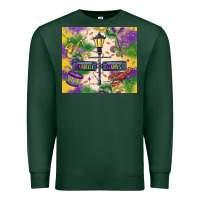 Sports Green mardi gras street lights Premium Sweatshirt - MaliasSmallBusiness