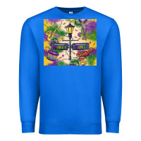 True Royal mardi gras street lights Premium Sweatshirt - MaliasSmallBusiness