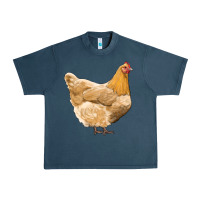 Midnight Navy chicken Urban Heavy Tee - RanaPortraitStore