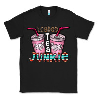 Black loaded tea junkie Classic Tee - CowhideDigitalArt