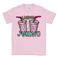 Bubblegum Pink loaded tea junkie Classic Tee - CowhideDigitalArt