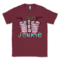 Burgundy loaded tea junkie Classic Tee - CowhideDigitalArt