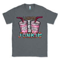 Charcoal Heather loaded tea junkie Classic Tee - CowhideDigitalArt