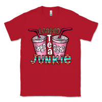 Red loaded tea junkie Classic Tee - CowhideDigitalArt