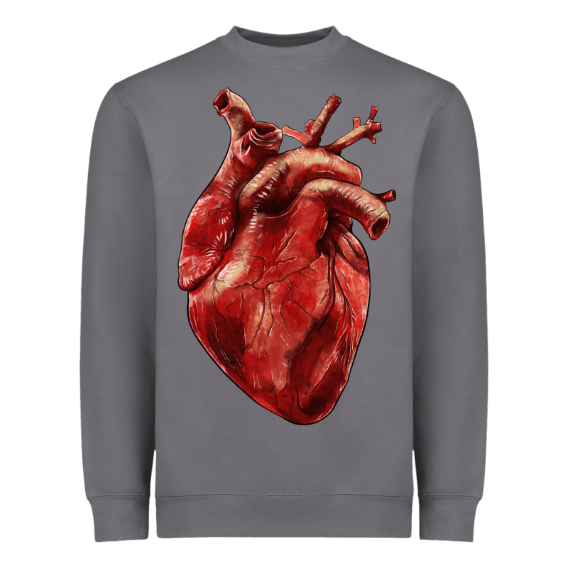 Anatomical Heart Heavyweight Sweatshirt by RanaPortraitStore | Teevron
