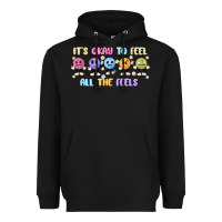 Black it's okay to feel all the feels Heavyweight Hoodie - MaliasSmallBusiness