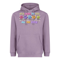 Lavender it's okay to feel all the feels Heavyweight Hoodie - MaliasSmallBusiness