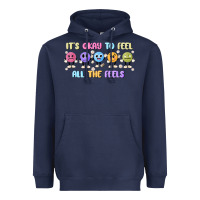 Navy it's okay to feel all the feels Heavyweight Hoodie - MaliasSmallBusiness