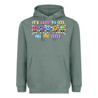 Sage it's okay to feel all the feels Heavyweight Hoodie - MaliasSmallBusiness
