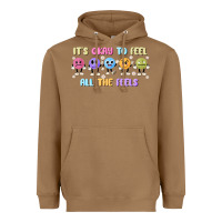 Toasted Coconut it's okay to feel all the feels Heavyweight Hoodie - MaliasSmallBusiness