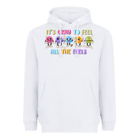 White it's okay to feel all the feels Heavyweight Hoodie - MaliasSmallBusiness