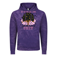 Cloud Purple my crystal ball says you are full of Vintage Hoodie - Zillion Design Studio