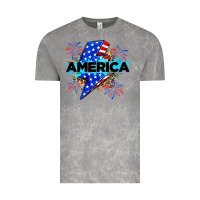 Cloud Rock America with lightning bolt Vintage Tee - Zillion Design Studio