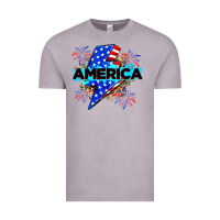 Vintage Zinc America with lightning bolt Vintage Tee - Zillion Design Studio