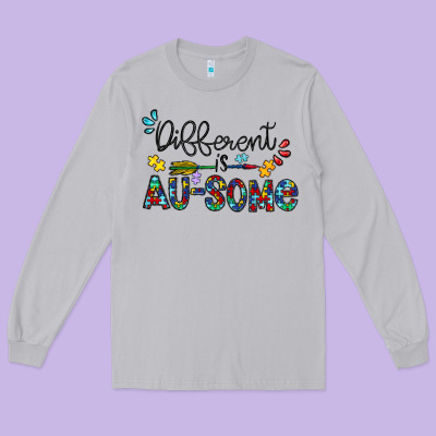 Different Au Some Long Sleeve Tee Designed By Cowhidedigitalart