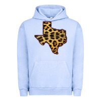 Pigment Grape Ice Western Texas Map Leopard Pattern Urban Hoodie - Bettercallsaul