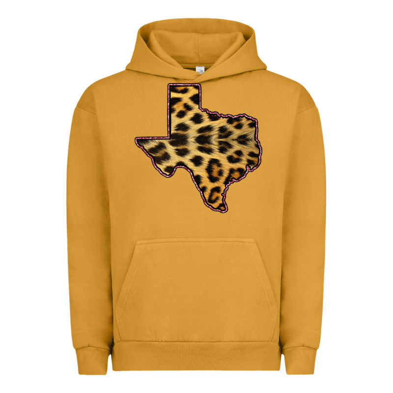 Western Texas Map Leopard Pattern Urban Hoodie by Bettercallsaul | Teevron