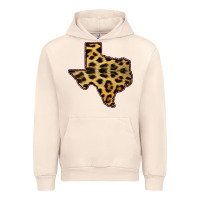 Sandshell Western Texas Map Leopard Pattern Urban Hoodie - Bettercallsaul