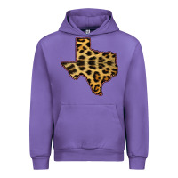Tulip Western Texas Map Leopard Pattern Urban Hoodie - Bettercallsaul