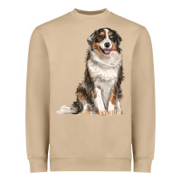 Mushroom Australian shepherd Heavyweight Sweatshirt - RanaPortraitStore