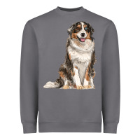 Storm Australian shepherd Heavyweight Sweatshirt - RanaPortraitStore