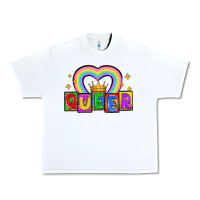 White queer Urban Heavy Tee - Zillion Design Studio