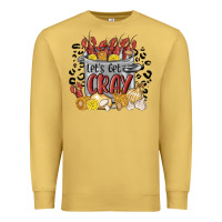 Antique Gold let's get cray crawfish boil Premium Sweatshirt - MaliasSmallBusiness