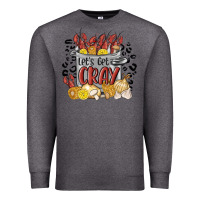 Charcoal Heather let's get cray crawfish boil Premium Sweatshirt - MaliasSmallBusiness