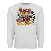 Dove Grey let's get cray crawfish boil Premium Sweatshirt - MaliasSmallBusiness