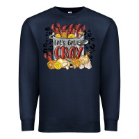 Navy let's get cray crawfish boil Premium Sweatshirt - MaliasSmallBusiness