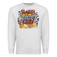 Oatmeal Heather let's get cray crawfish boil Premium Sweatshirt - MaliasSmallBusiness