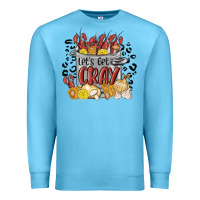 Ocean Blue let's get cray crawfish boil Premium Sweatshirt - MaliasSmallBusiness