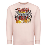 Pale Pink let's get cray crawfish boil Premium Sweatshirt - MaliasSmallBusiness