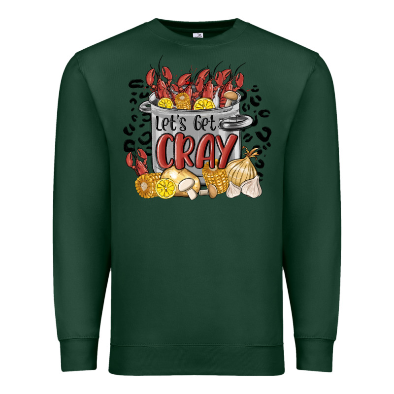 Let's Get Cray Crawfish Boil Premium Sweatshirt by MaliasSmallBusiness | Teevron