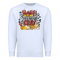White let's get cray crawfish boil Premium Sweatshirt - MaliasSmallBusiness
