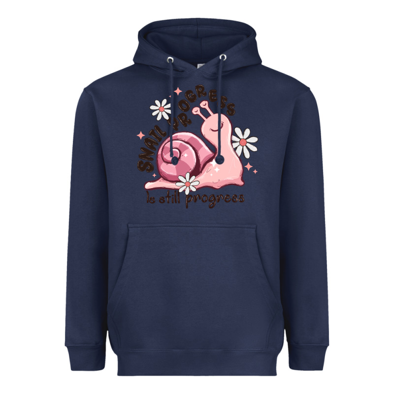 Snail Progress Is Stil Progress Heavyweight Hoodie by MaliasSmallBusiness | Teevron