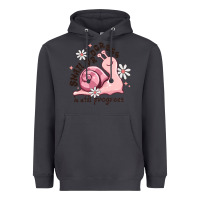 Smoke snail progress is stil progress Heavyweight Hoodie - MaliasSmallBusiness