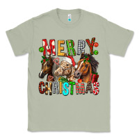 Matcha Merry christmas horses Classic Tee - FaDigitalArtStudio