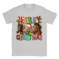 Moon Dust Merry christmas horses Classic Tee - FaDigitalArtStudio