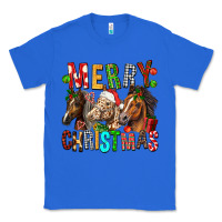 True Royal Merry christmas horses Classic Tee - FaDigitalArtStudio