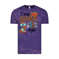 Cloud Purple i was normal two kids ago Vintage Tee - texasbilliewilder