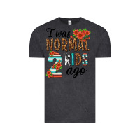 Vintage Black i was normal two kids ago Vintage Tee - texasbilliewilder