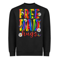 Black free dad hugs Heavyweight Sweatshirt - texasbilliewilder