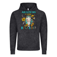 Vintage Black adulthing is some bullshit with sanflowers and gamstone  tbw Vintage Hoodie - texasbilliewilder