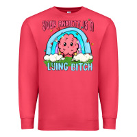Cardinal your anxıett is a lying bitch malia Premium Sweatshirt - MaliasSmallBusiness