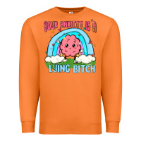 Carrot your anxıett is a lying bitch malia Premium Sweatshirt - MaliasSmallBusiness