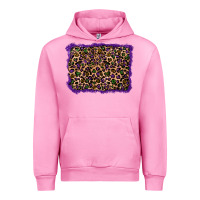 Fuchsia Pink mardi gras leopard background Urban Hoodie - RanaPortraitStore