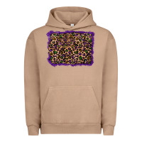 Pigment Burro mardi gras leopard background Urban Hoodie - RanaPortraitStore