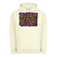 Pigment Pistachio mardi gras leopard background Urban Hoodie - RanaPortraitStore
